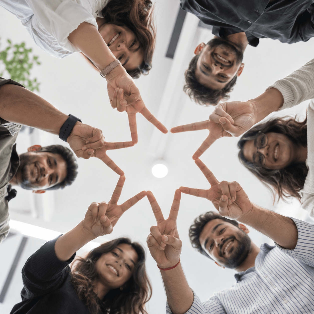 Interns celebrating teamwork and milestone achievements at The Wolf Ajmer hub
